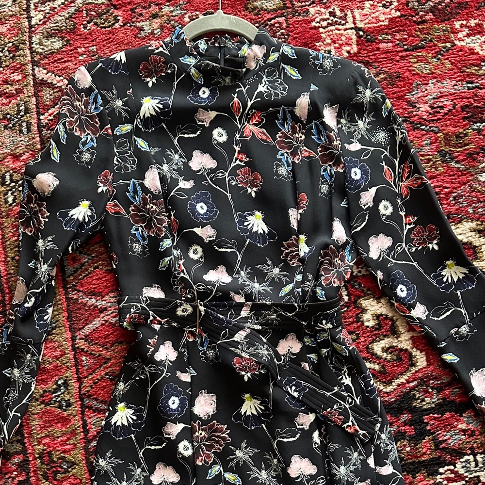 Floral Long-Sleeve Dress